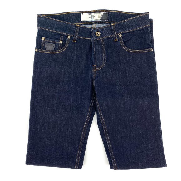 RARE APRIL 77 RECORDS Raw Denim Skinny Jeans - Picture 10 of 16